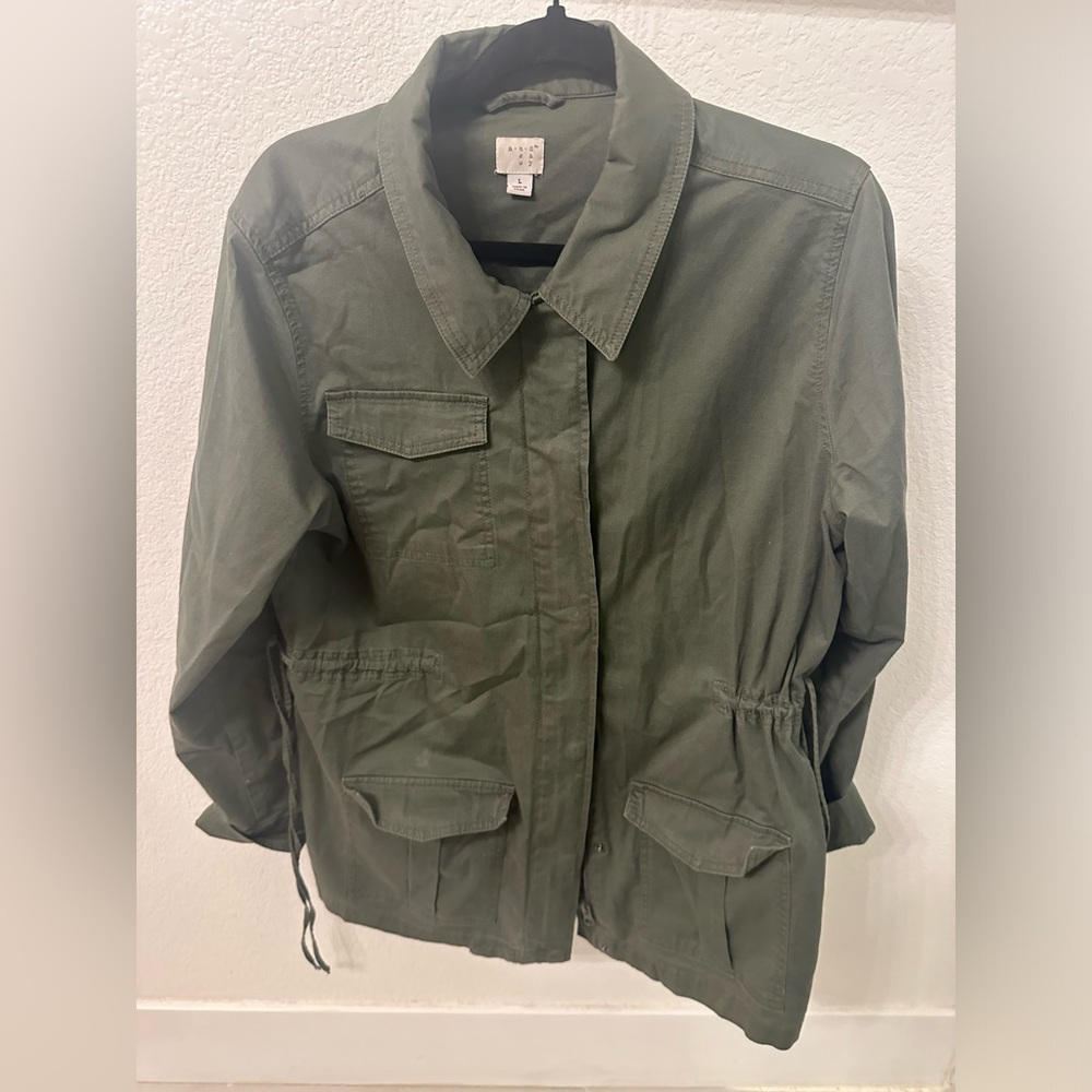 Army Green Cargo Jacket